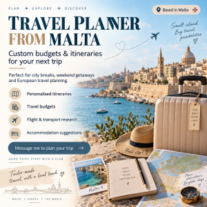 Travel Itinerary Planner from Malta